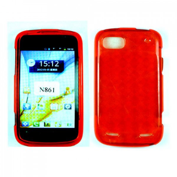 Wholesale TPU Gel Case for ZTE Warp Sequent / N861 (Red)